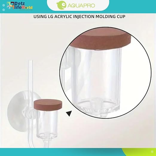 Aquapro Acrylic MicroBubbles Co2 Diffuser for Planted Aquarium with Bu ...