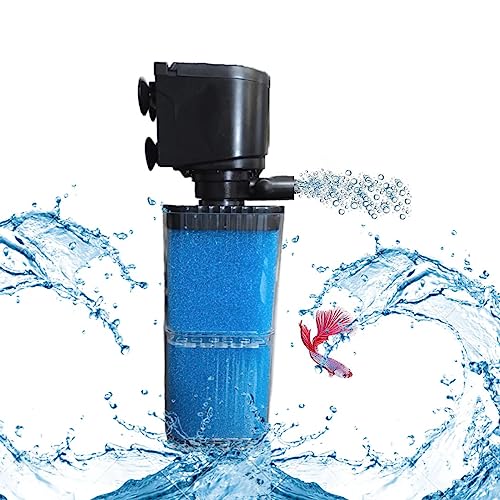 Bluepet Aquarium Liquid Internal Filter for Aquarium Fish Tank | Suitable for Fresh Water and Sea Water Appliances (BL-7300F | Power : 20W | Output : 1000L/H | Suitable for 2.5 Feet Tank)