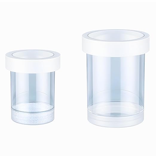 Petzlifeworld White Arylic Floating Fish Breeder Box for Aquarium – Isolation Tank Separator Hatchery Incubator for Guppy, Betta, Fry, Baby & Injured Fish | Transparent Multi-Use Breeding Box