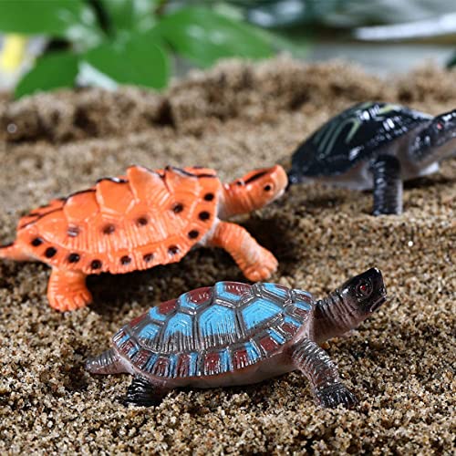 Petzlifeworld Funny Creative Fish Tank Aquarium Fashion Ornament Decor (Pack of 5 - Random Color) (Turtle)