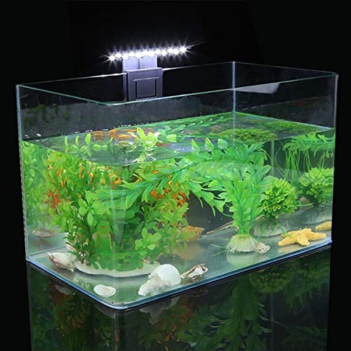 Petzlifeworld Super Slim LED Aquarium Light(Suits Upto 2FT Tank) Plants Grow Lighting Creative Clip-on Lamp (Black, X3)
