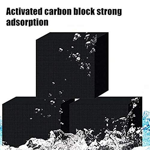 YEE Bee Cubic Aquarium Activated Charcoal Ultra Strong Water Purifier Magic Cube Fish Tank Filter Media (Size : 10x10x10CM)