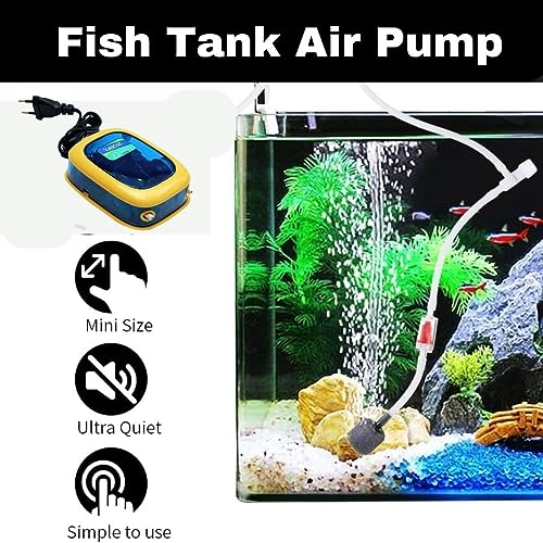 SOBO SB-9905A Fish Tank 2 Way Aquarium Air Pump | Power: 4.2 Watts | Flow : 11.5 L/H