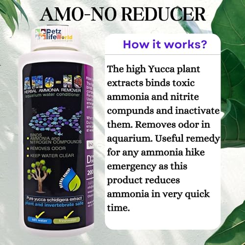 Aquatic Remedies (Pack of 2) Aquarium Fish Tank Water Conditioner (AMo-no Remover,100ml & pH Reducer,100ml)