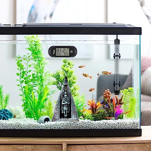 PetzLifeworld 6.5 Inch Ancient Egypt Pyramid for Aquarium and Home Decoration | 3D Structure | Hallow Fibre Material | Realistic Look