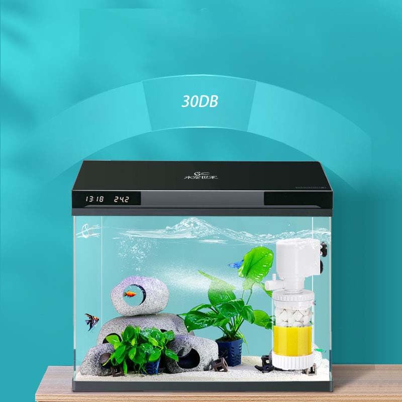 RS Electricals Classic White Submersible 3 in 1 Single Layer Internal Filter for Aquarium Fish Tank (RS-161F) | 6W - 400 L/Hr | Suits Upto 1.5 Feet Tank