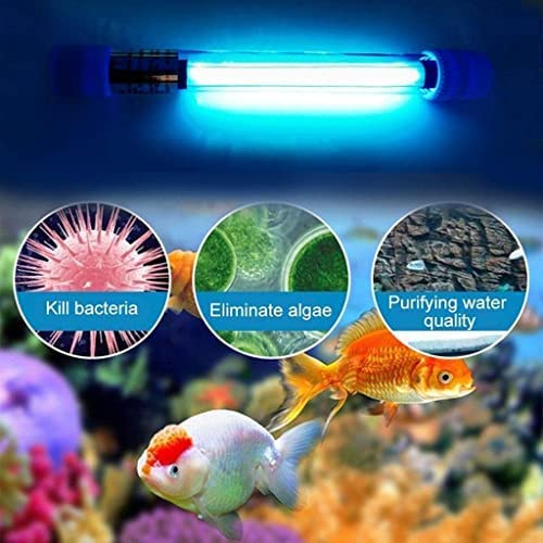 YEE Aquarium UV Light | UV Sterilizer | Algae Remover for Aquarium | Cloud ness Remover for Aquarium Fish Tank (9 Watts)