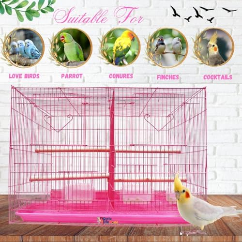 High Quality Powder Coated Rustproof 2 Feet Birds Partition Cage