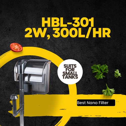 Sunsun HBL-301 Aquarium Hang On Filter | Power : 2W | Flow : 300L/H