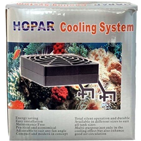 HOPAR Single Head (H-901 | 20W | Suitable for 3 Feet Tank) Low Noise Aquarium Cooling Fan for Aquarium Fish Tank | Adjustable to Suit Any Fit Angle