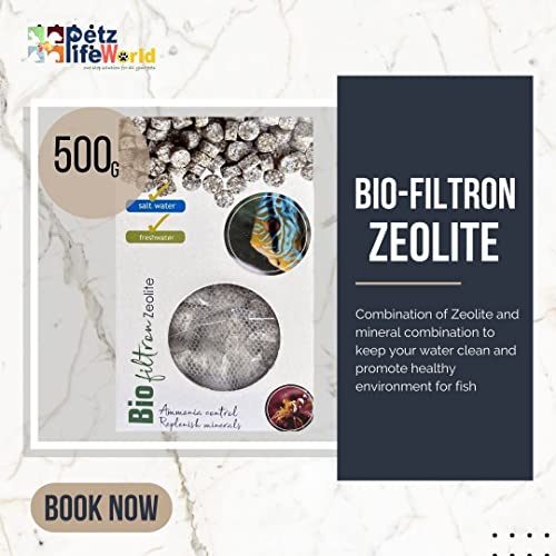 Aquatic Remedies Bio Filtron Zeolite Filter Media, 650ML (500G) | The Finest Zeolight Hybrid Media with Ceramic and Minerals inerts