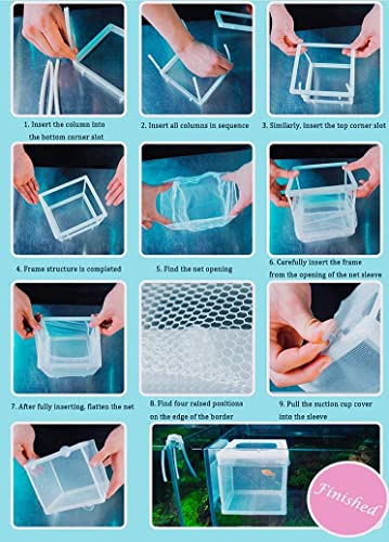 diy fish fry box Boyu Aquarium Fish Breeding, Isolation, Hatchery Box for Fish Fry Net – PetzLifeWorld