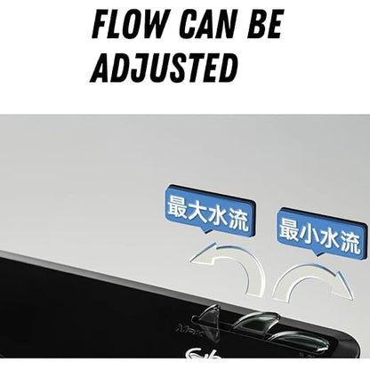 Cherlam Hang On Back Filter for Planted Aquarium Fish Tank with Surface Skimmer