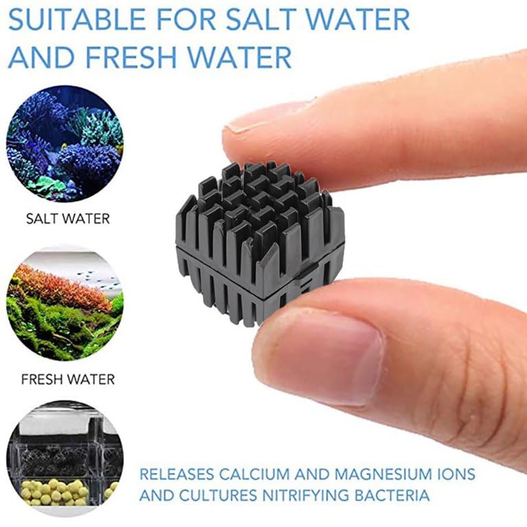 YEE Rubik Cube Water Purification Multiple Mesh Structure Microbial Culture Medium Filter Media for Aquarium Fish Tank (260 G)