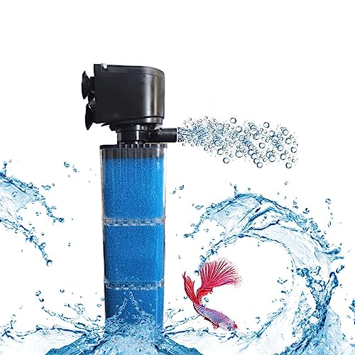 Bluepet Aquarium Liquid Internal Filter for Aquarium Fish Tank | Suitable for Fresh Water and Sea Water Appliances (BL-7400F | Power : 25W | Output : 1200L/H | Suitable for 3 Feet Tank)