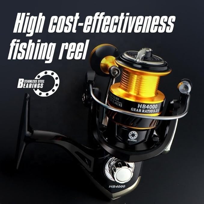 Petzlifeworld  ZP-500 High Speed Spinning Fishing Reel | Ultra Smooth Bearings | Lightweight Composite Body | Aluminum Spool | Freshwater & Saltwater Fishing Reel