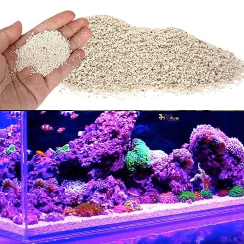 Petzlifeworld Aroganite Base Natural White Sand Suitable for Marine and Cichlid Tank