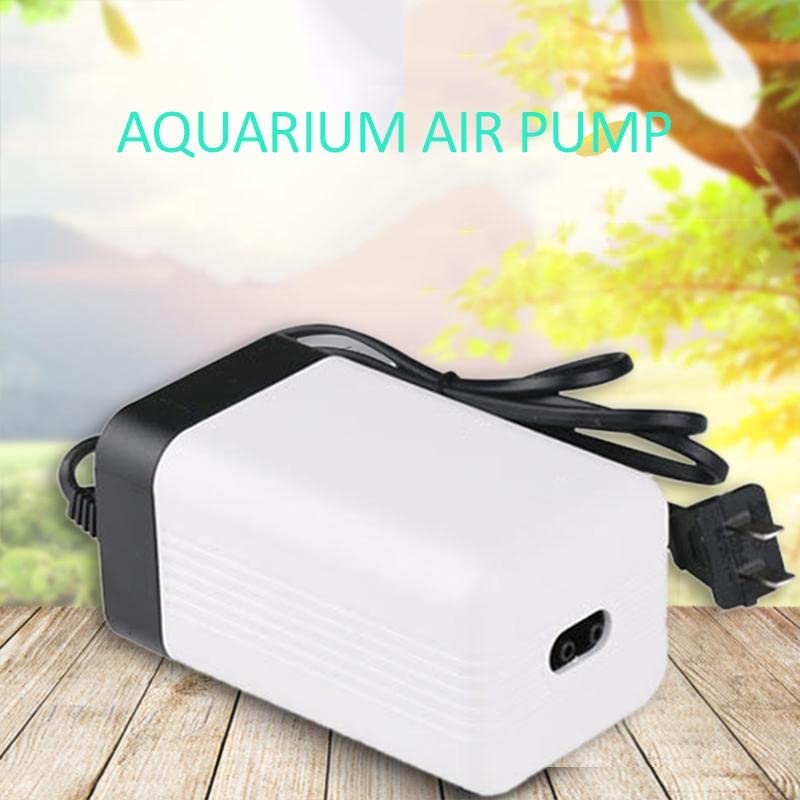 Sunsun Ct Series Air Volume Adjustable Aquarium Oxygen Air Pump With 3 Meter Air Tube & 2 Air Stone For Fish Tank (Ct-202, 2 Way)