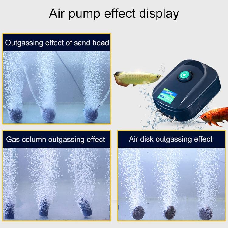 SOBO SB-988 Aquarium Air Pump | Power :12W | Flow: 4x4L/M