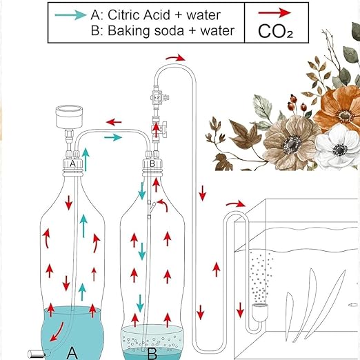 Planted Aquarium DIY CO2 Generator System Kit