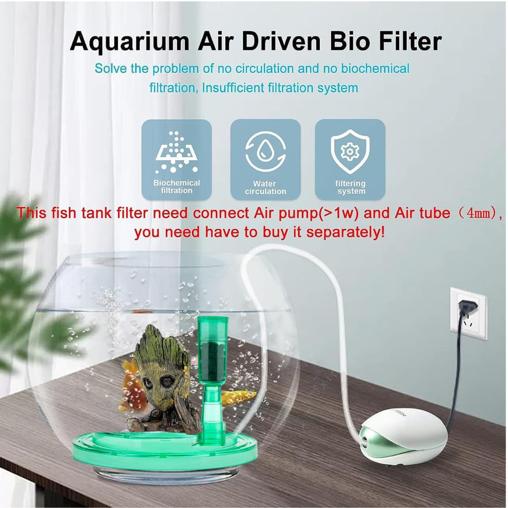 AIM Aquarium Fish Bowl Filter Dimandable Type Can Suits Any Size Bow PetzLifeWorld