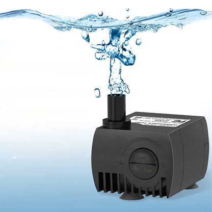 Petzlifeworld A300 | 3W | Water Lifting Height Upto 2 Feet Energy Saving Mini Submersible Pump with Speed Control for Aquarium Fish Tank and Indoor Decoration by Petzlifeworld