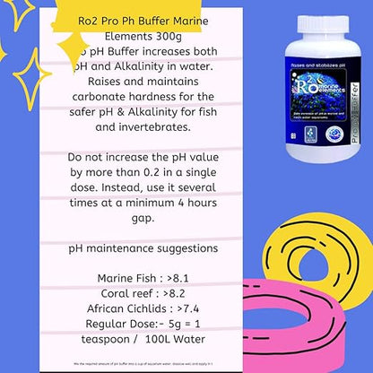 Aquatic Remedies R2O Pro Ph Buffer | Raise and Stabilize The Ph in Both Marine and Fresh Water Aquarium 300g