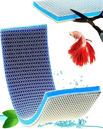 YEE Upgraded 8D Multi Layer Reusable Aquarium and Koi Pond Filter Media Sponge for Cyrstal Clear Water | No Clog | Washable | Long Lasting (50 * 11 CM)