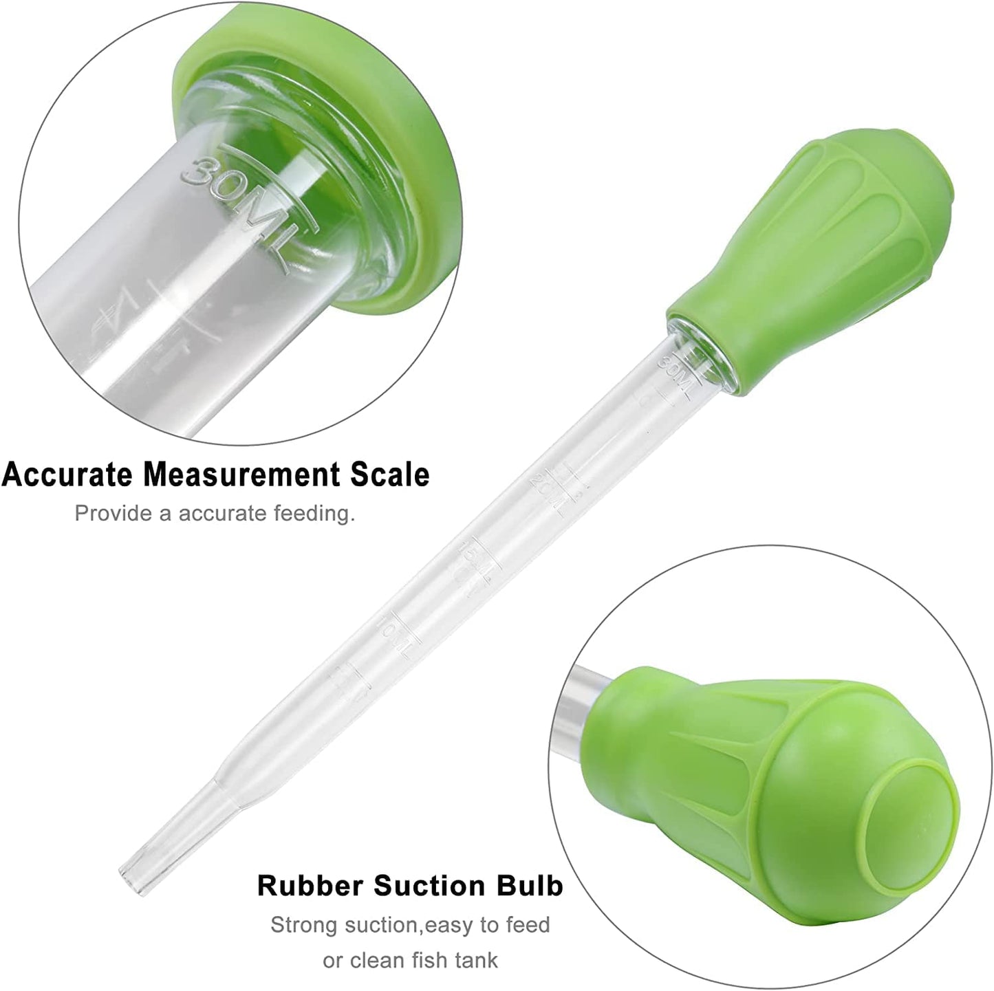 Nepall Small Fish Tank Suction Water Changer Plus Extension Tube NYN-001 | Dropper Pipette Turkey Baster Fish Waste Remover