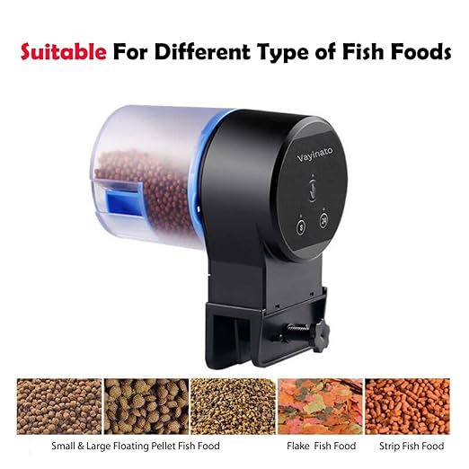 Sunsun Automatic Fish Feeder Intelligent Adjustable Timing (12Hrs and 24Hrs) (AK-01)