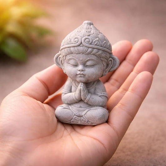 Petzlifeworld Mini Sun Wukong Meditation Statue – Cute Monkey King Resin Figurine for Aquarium, Garden, Desk, Zen Decor, Moss Pot & Fish Tank Decoration by Petzlifeworld