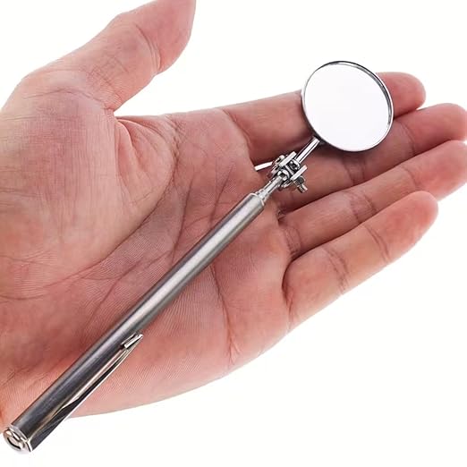 Petzlifeworld 1 Pcs Telescopic Betta Fish Training Mirror | Portable & Adjustable Training Mirror | Stainless Steel Pen Type | Easy-to-Setup Exercise & Stimulation Tool for Betta Fish