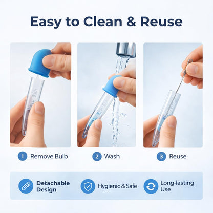 petzlifeworld 5ML Silicone Pipette Dropper (2 PCS) – Aquarium Feeding, Fertilizer Dosing & Liquid Transfer | Accurate Measurement, Soft Flexible Bulb, Easy Squeeze for Fish, Artemia, Lab, Resin & DIY