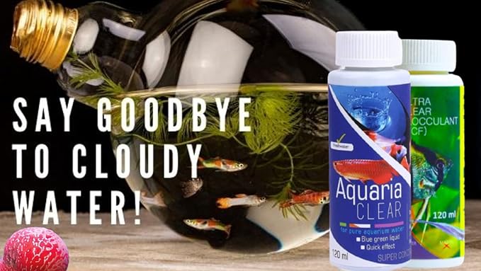 Petzlifeworld Aquatic Remedies Aquarium Fish Tank Water Clarifier | Quickly Removes Cloudiness | Makes Crystal Clear Fish Tanks (Aqua Clear 120Ml+Ucf 120 Ml Combopack 2 * 120-240Ml)
