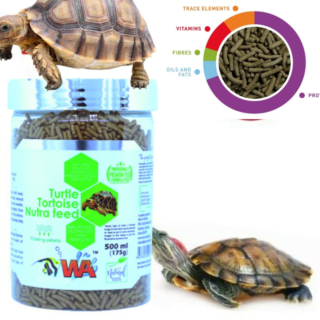 WA Turtle Tortoise Nutra Feed Floating Food Sticks, 500ML by petzlifeworld