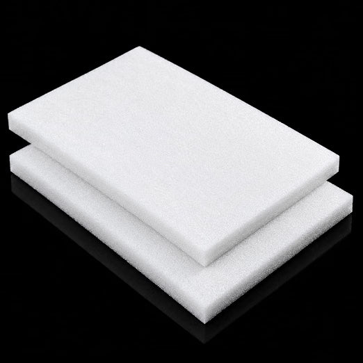 petzlifeworld Aquarium Filter Sponge Pad 50×30×2cm, (Pack of 2) | White Filter Foam Sheet for Fish Tank Filtration | Cut-to-Size Mechanical Filter Sponge for Aquarium Filters