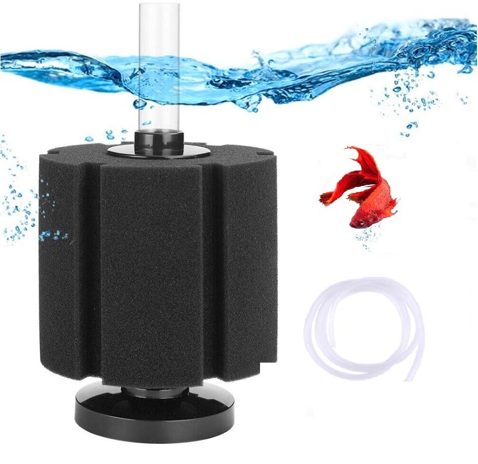 XINYOU XY-380 Super Biochemical Sponge Filter for Aquarium Fish Tank with Free 2 Meter Air Hose Tube