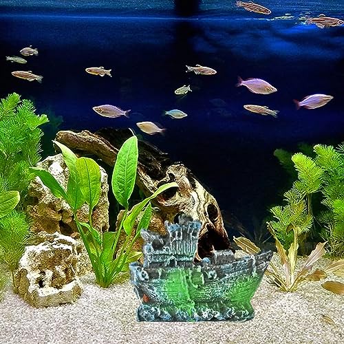 Petzlifeworld Aquarium Shipwreck Decorations Fish Tank Artificial Orna –  PetzLifeWorld