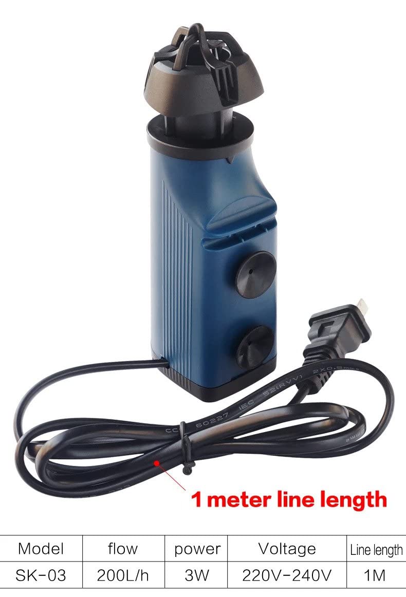 petzlifeworld SOBO SK-03 Surf Clear Aquarium Surface Skimmer Power Aquarium Filter