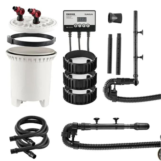 SUNSUN HW-5000 | 4800L/Hr External Canister Filter Included 9 Watts UV Sterilizer For Aquarium Fish Tank