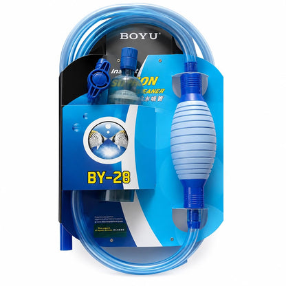 Petzlifeworld BY-28 Aquarium Gravel Cleaner & Water Changer | Siphon Vacuum with Adjustable Flow Control for Fish Tank Sand & Gravel Cleaning