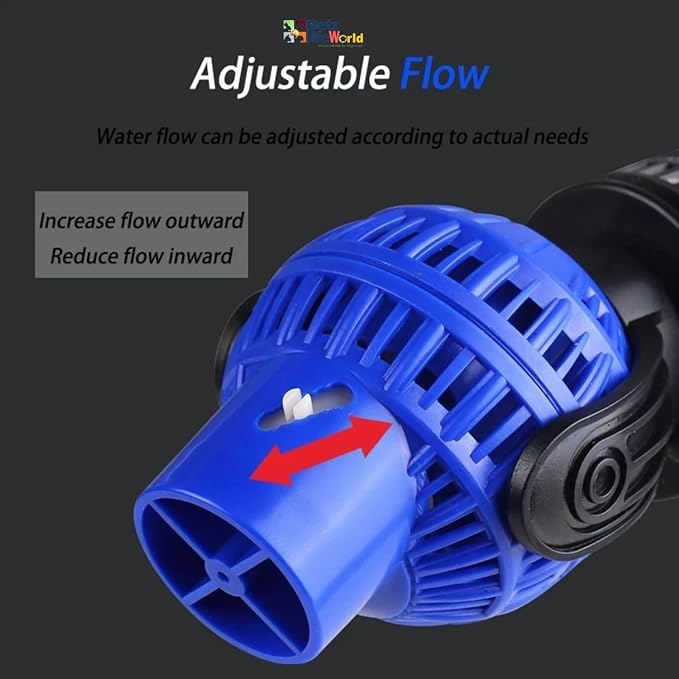 Sunsun JVP Wavemaker Series Aquarium Fish Tank 360° Circulation Pump Submersible Wave Maker With Magnetic Holder and Adjustable Flow Rate | Single Head