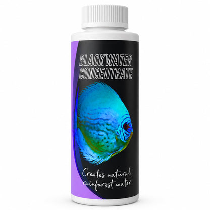 Petzlifeworld Aquatic Remedies Blackwater Concentrate 120ml for Aquariums | Natural Tannin Water Conditioner | Creates Amazon Blackwater Habitat | Enhances Fish Color & Health for Discus, Bettas, Tetras & Shrimp