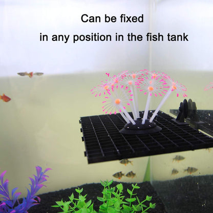 Petzlifeworld Black Fish Tank Divider Plastic Aquarium Divider Panel Separator Grid Isolation Board with Free Divider Clip