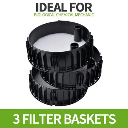 SUNSUN HW-5000 | 4800L/Hr External Canister Filter Included 9 Watts UV Sterilizer For Aquarium Fish Tank