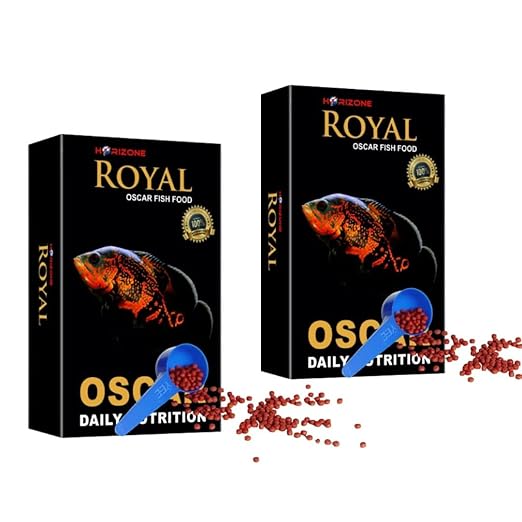 petzlifeworld Horizone Royal Oscar Daily Nutrition Fish Food, 100G (Pack of 2)