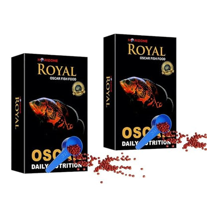 petzlifeworld Horizone Royal Oscar Daily Nutrition Fish Food, 100G (Pack of 2)