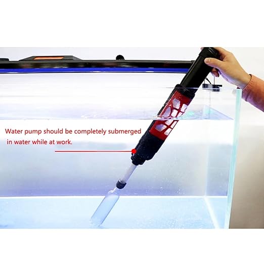 SUNSUN  HXS Series 6W | 300L/Hr Aquarium Electric & DC Multifunction Gravel Cleaner Sand Washing & Water Changer , Quickly and Easily Clean Your Aquarium