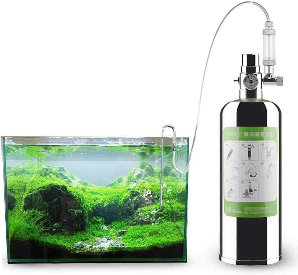 Illustration of Co2 Supply System For Indoor Aquarium