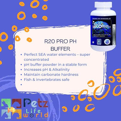 Aquatic Remedies R2O Pro Ph Buffer | Raise and Stabilize The Ph in Both Marine and Fresh Water Aquarium 300g